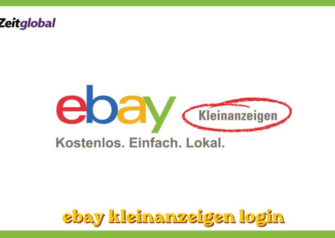 eBay Kleinanzeigen Login: Probleme einfach lösen